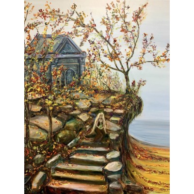 “Autumn. Dreaming Soul” – Symbolic Painting by Marina Stognieva